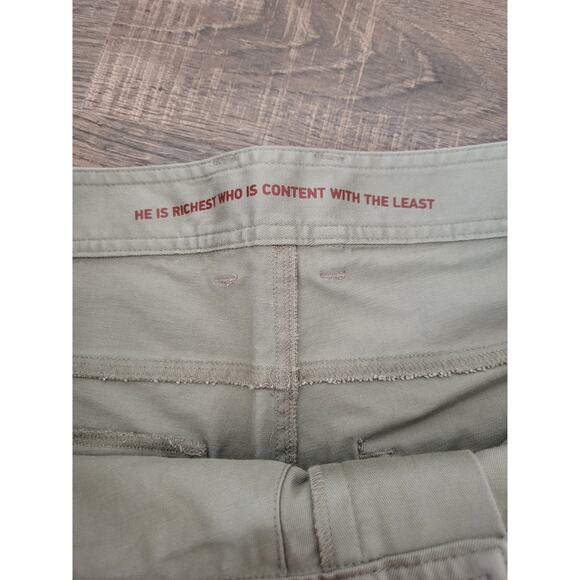 Rhone Every Day Twill Khaki Pants 40 X 32 NEW Neutral Classic Tapered Leg - Picture 4 of 6